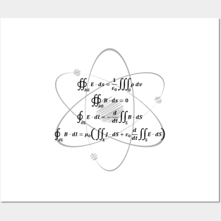 Maxwell equations Posters and Art